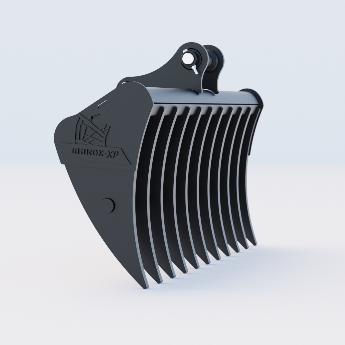 Doosan DX27Z Land Rake 48" / 1200mm Variant Side