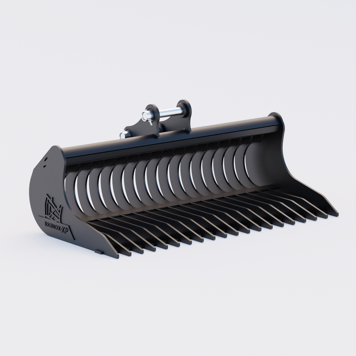 Hanix H26B Rake Riddle Bucket - 48" / 1200mm Front 2