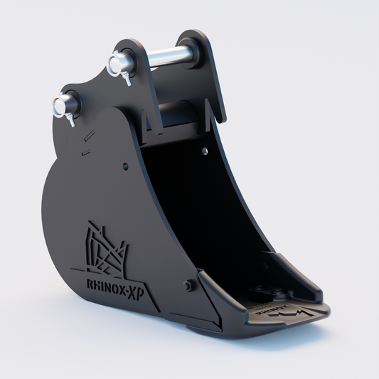 Doosan DX27Z Utility Bucket with Unitusk Blade - 9" / 230mm Front 2