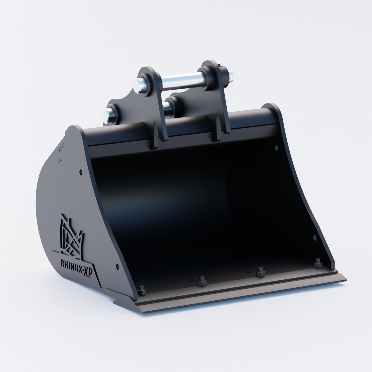 CAT 303CCR Digging Bucket - 24" / 600mm | Rhinox Group UK - Bladed Bucket Front
