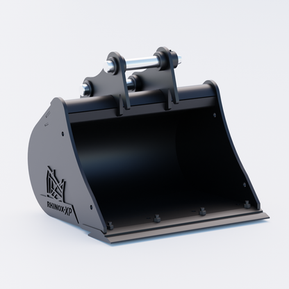 CAT 303CCR Digging Bucket - 24" / 600mm | Rhinox Group UK - Bladed Bucket Front