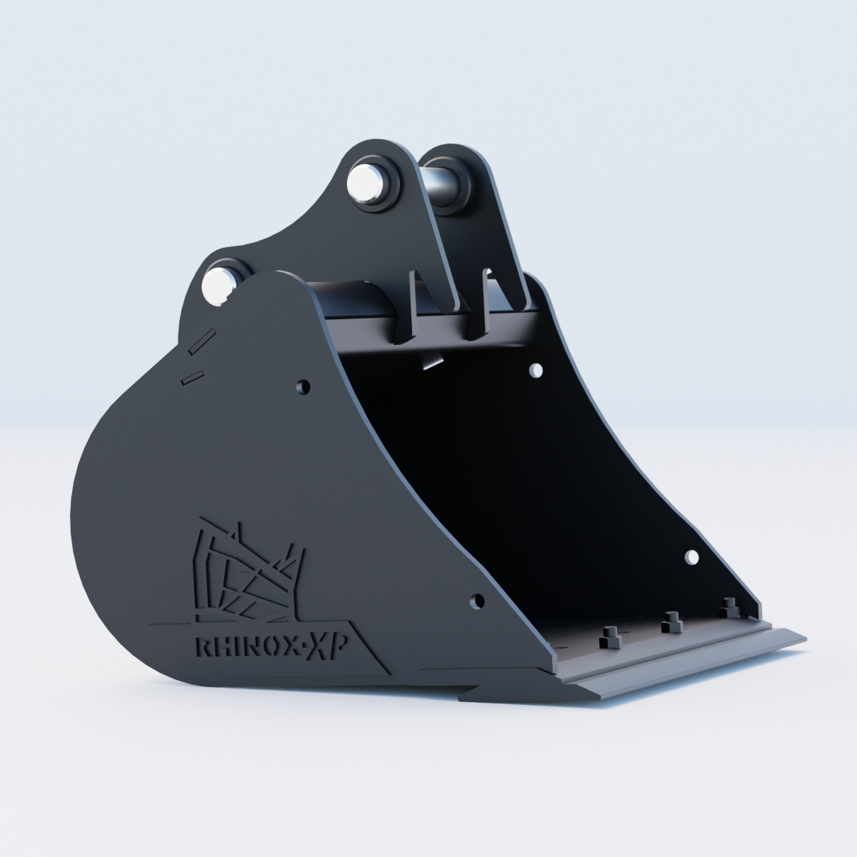 CAT 303CCR Digging Bucket - 24" / 600mm | Rhinox Group UK - Bladed Bucket Side