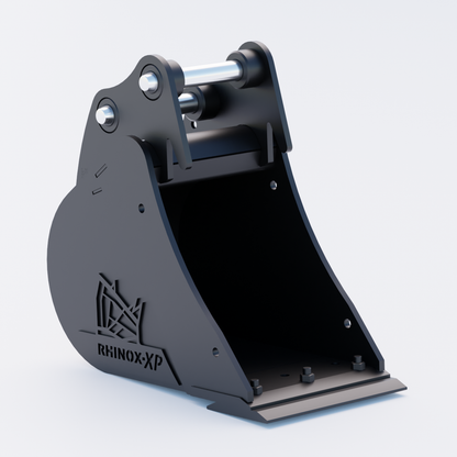 Kubota KX71-3 Digging Bucket - 12" / 300mm | Rhinox Group UK - Bladed Bucket Front