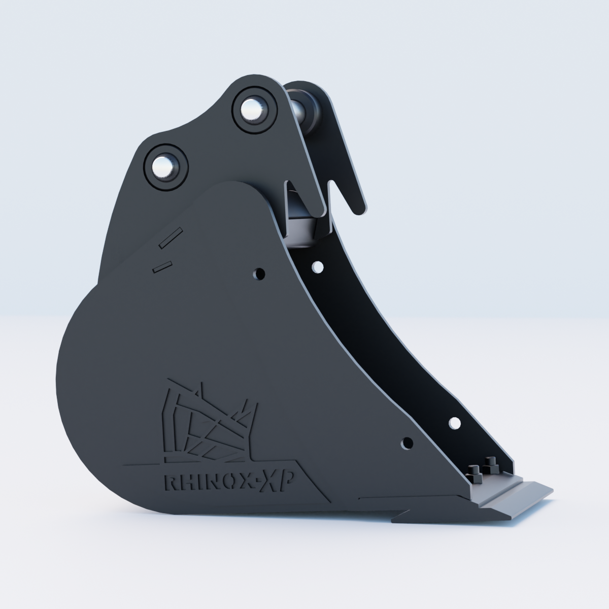 Kubota KX71-3 Digging Bucket - 12" / 300mm | Rhinox Group UK - Bladed Bucket Side