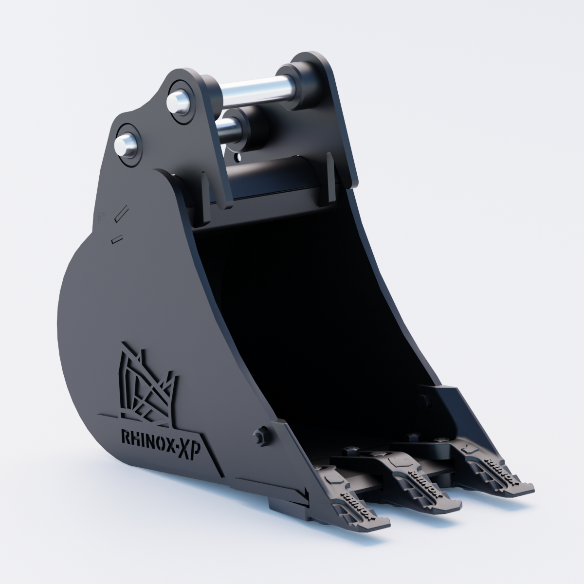 Kubota KX71-3 Digging Bucket - 12" / 300mm | Rhinox Group UK - Toothed Bucket Front