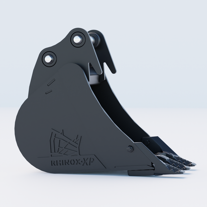 Kubota KX71-3 Digging Bucket - 12" / 300mm | Rhinox Group UK - Toothed Bucket Side