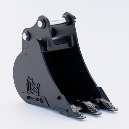 Neuson 38Z3 Digging Bucket - 12" / 300mm | Rhinox Group UK - Toothed Bucket Front