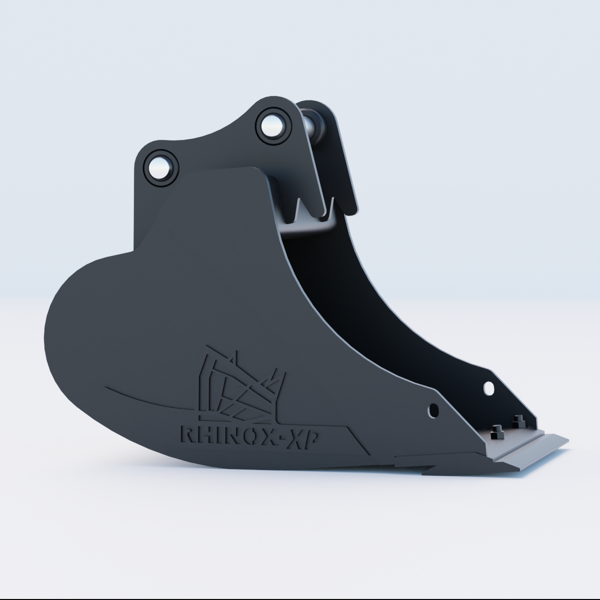 Kubota U35 Digging Bucket - 18" / 450mm | Rhinox Group UK - Bladed Bucket Side