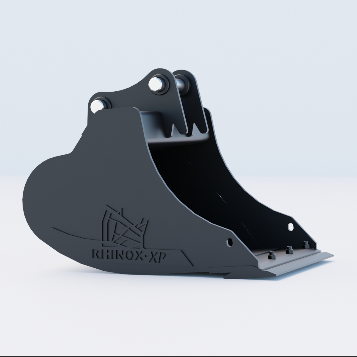 Volvo ECR35 Digging Bucket 24" - Bladed Bucket Side