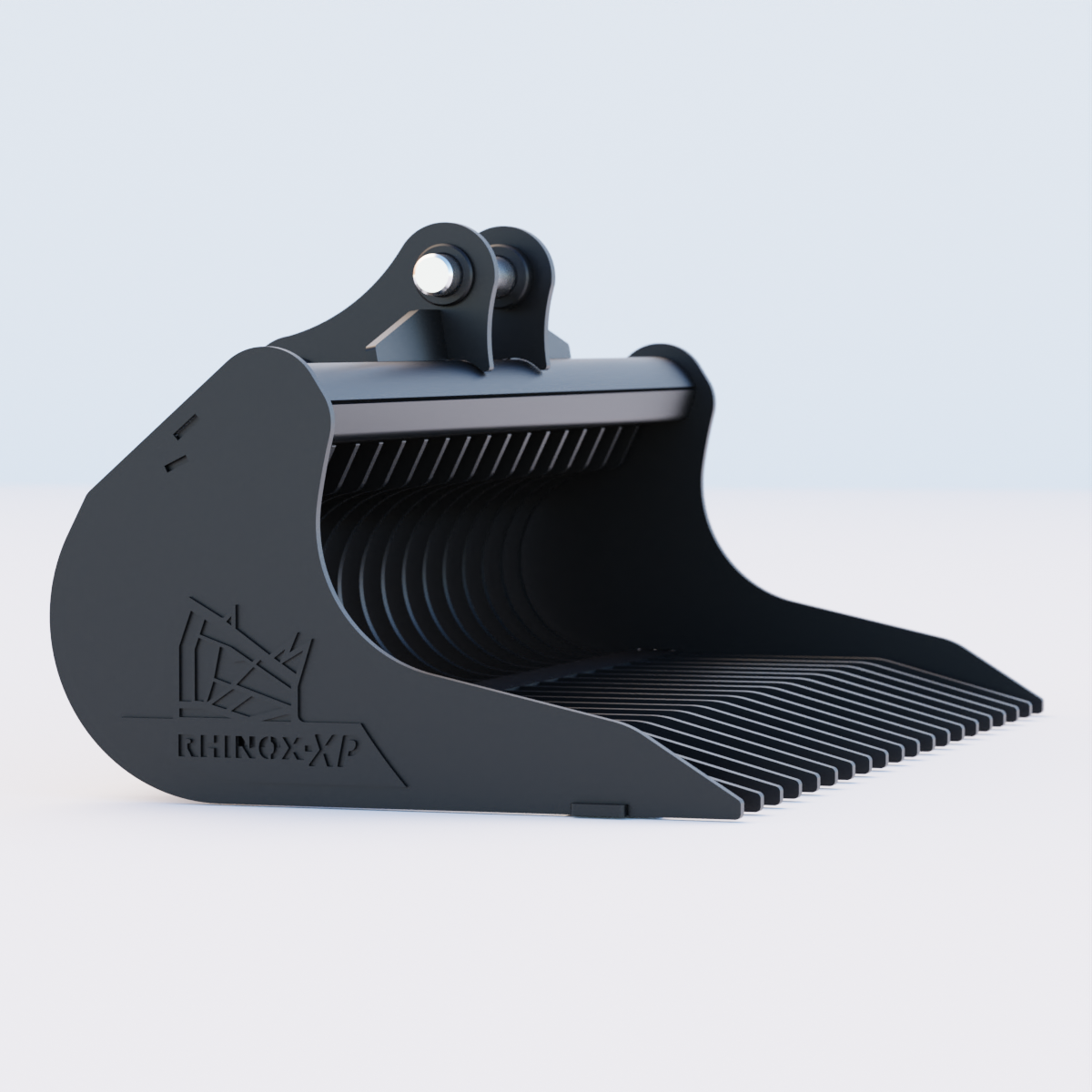 Volvo ECR38 Rake Riddle Bucket - 48" / 1200mm Side