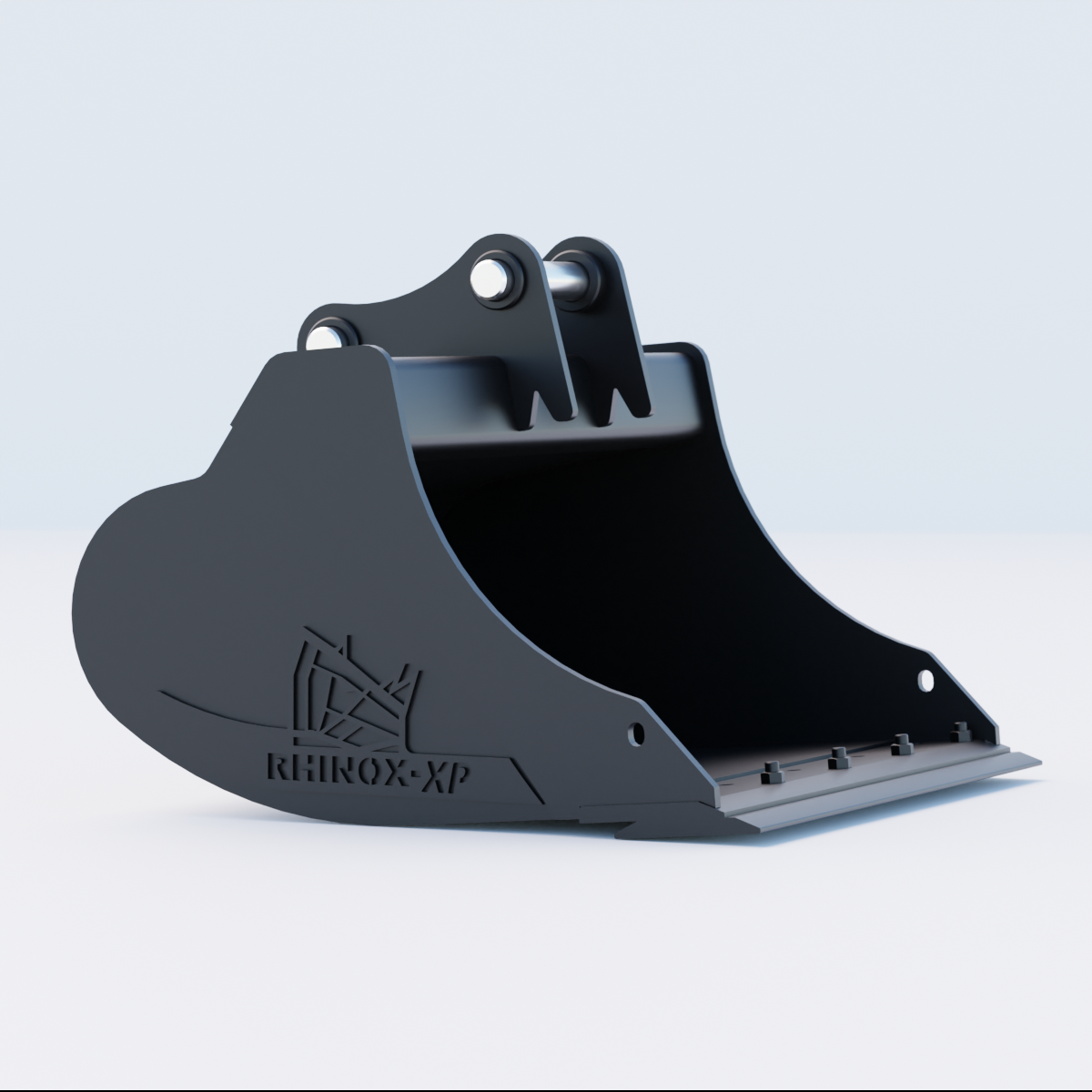Hanix H36B-R Digging Bucket - 30" / 750mm | Rhinox Group UK - Bladed Bucket Side