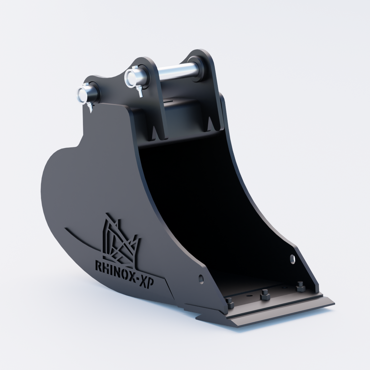4F Digging Bucket - 12" / 300mm | Rhinox Group UK - Bladed Bucket Front