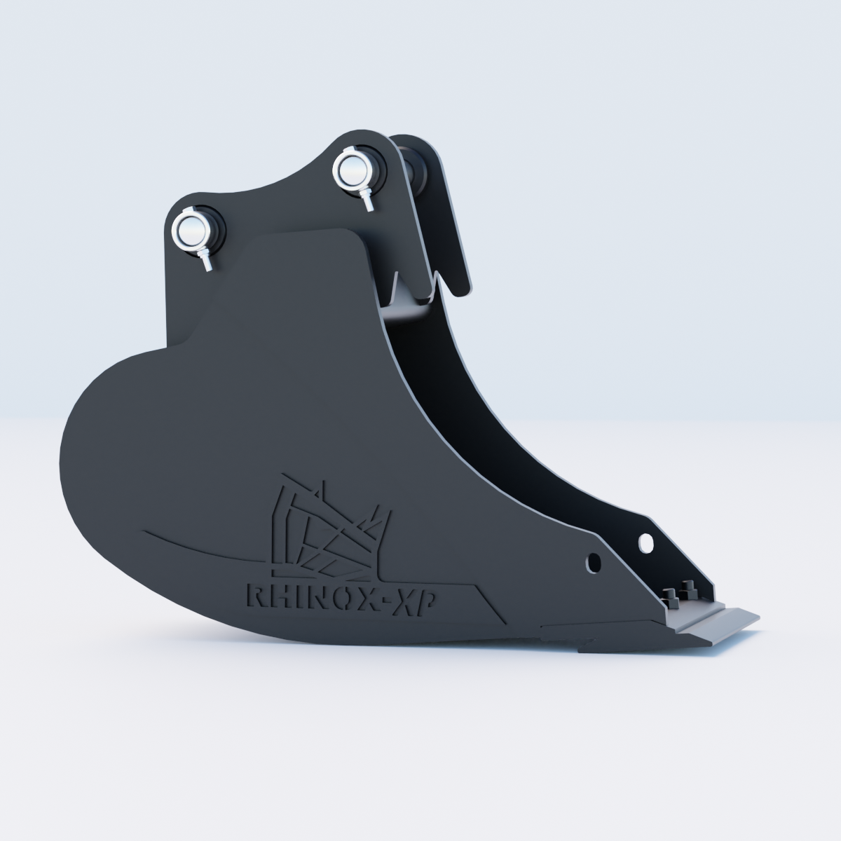 4F Digging Bucket - 12" / 300mm | Rhinox Group UK - Bladed Bucket Side