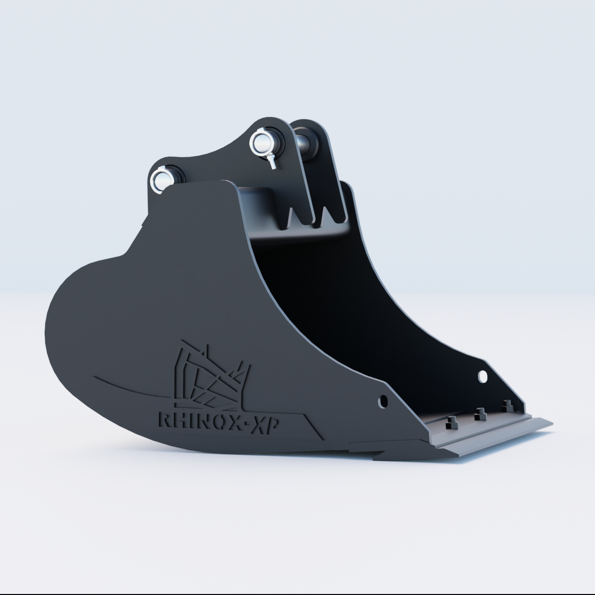 4F Digging Bucket - 24" / 600mm | Rhinox Group UK - Bladed Bucket Side
