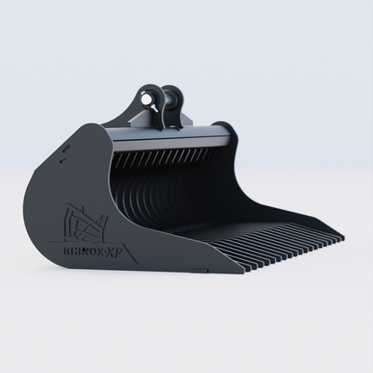 Bobcat E34 Rake Riddle Bucket - 48" / 1200mm Side