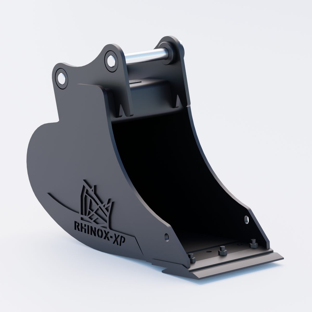 4G  Digging Bucket - 12" / 300mm | Rhinox Group UK - Bladed Bucket Front