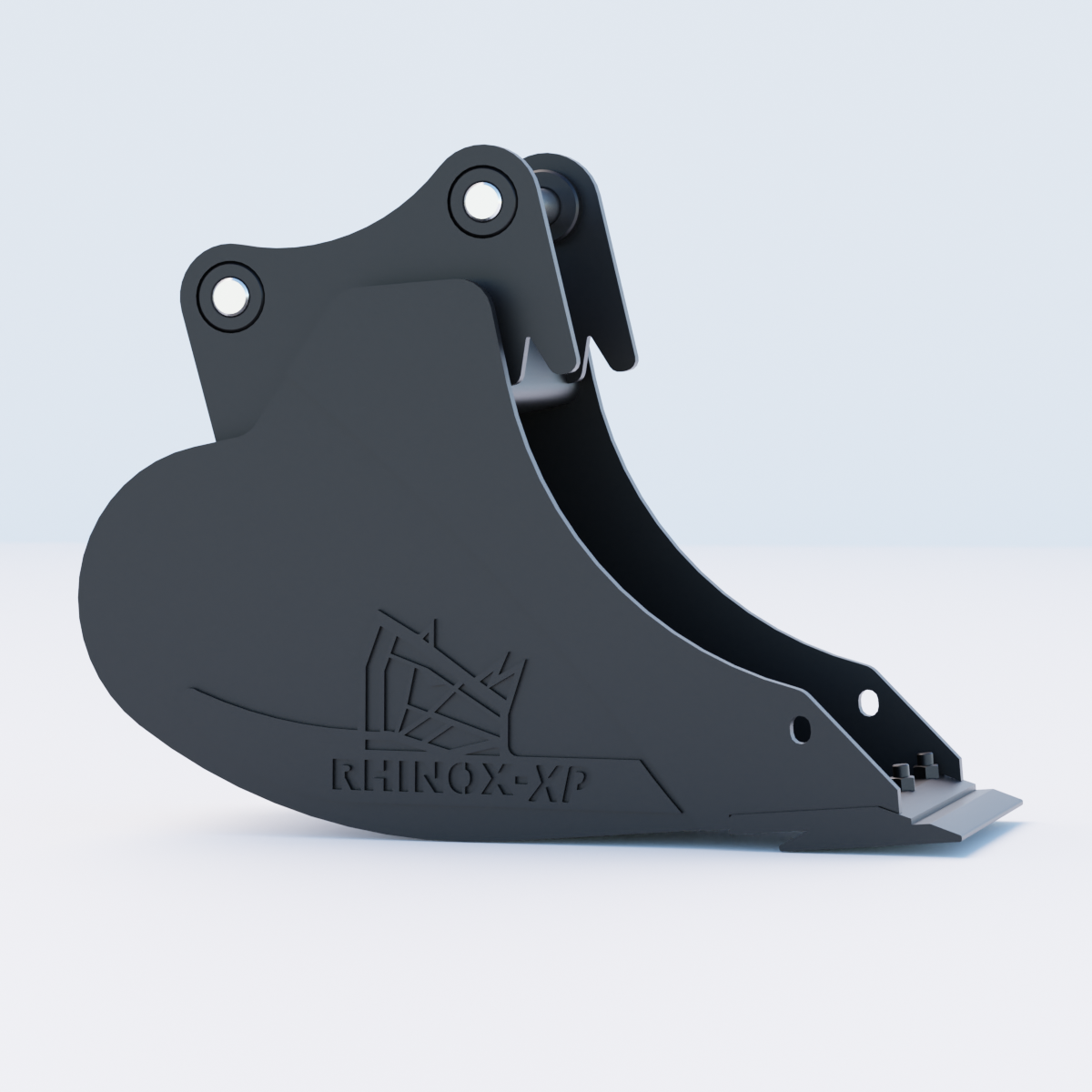 4G  Digging Bucket - 12" / 300mm | Rhinox Group UK - Bladed Bucket Side