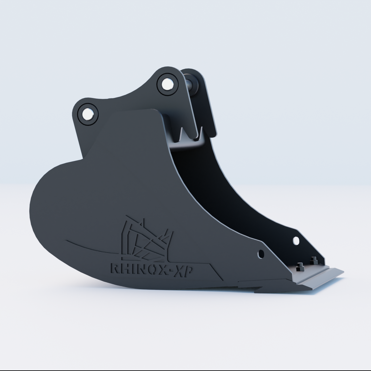 4G Digging Bucket - 18" / 450mm | Rhinox Group UK - Bladed Bucket Side