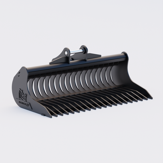 JCB 2CX Rake Riddle Bucket - 48" / 1200mm Front