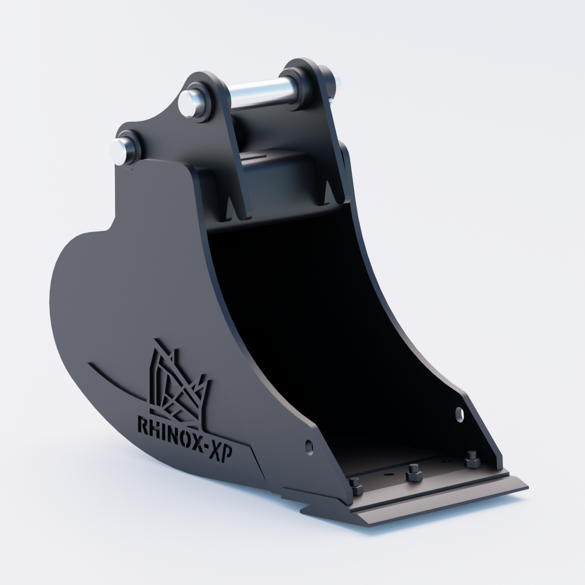 4J Digging Bucket - 12" / 300mm | Rhinox Group UK - Bladed Bucket Front