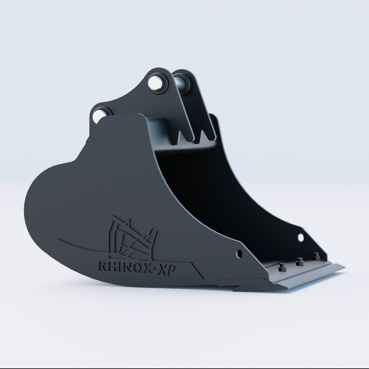 4J Digging Bucket - 24" / 600mm | Rhinox Group UK - Bladed Bucket Side