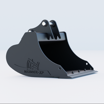 4J Digging Bucket 30" - Bladed Bucket Side