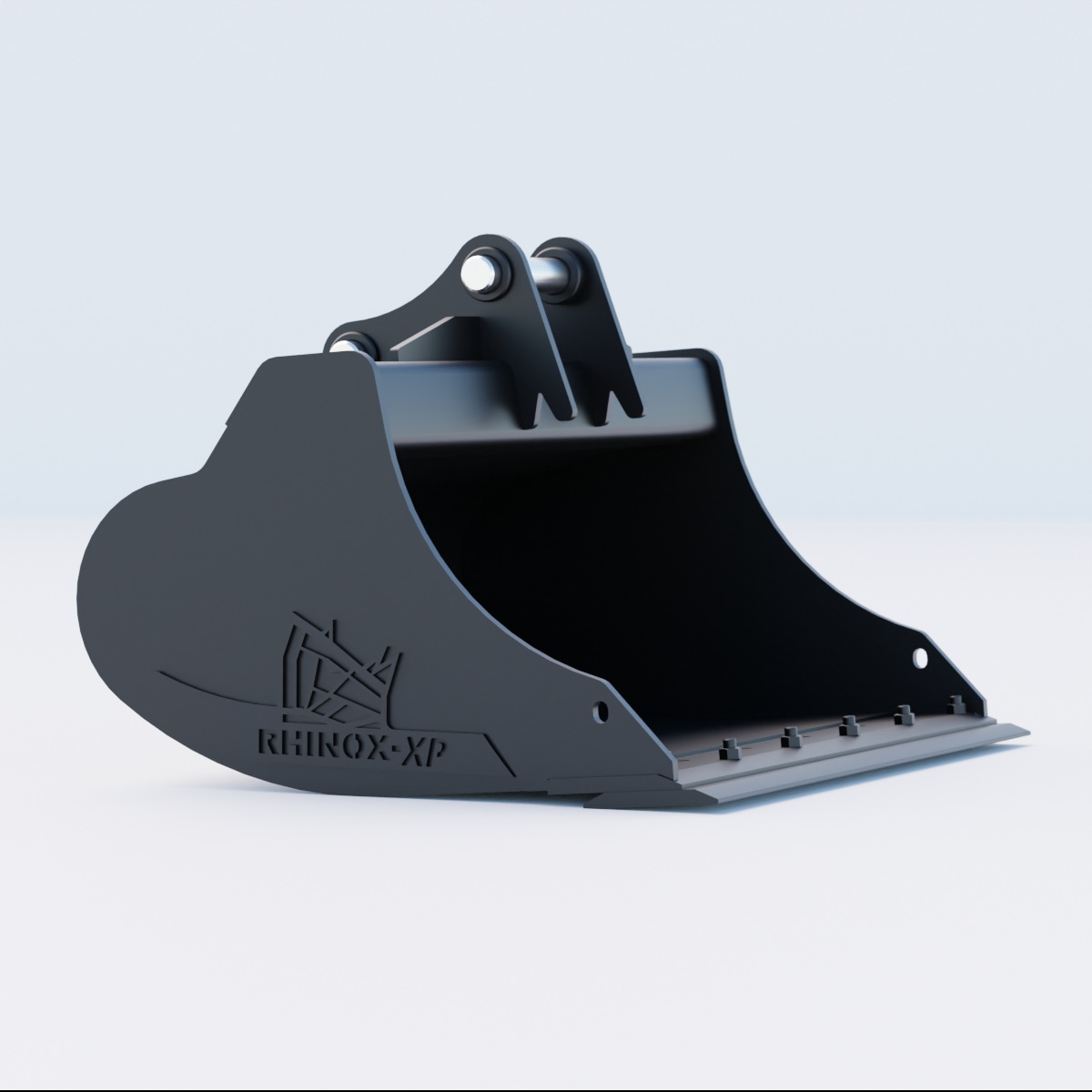 4J Digging Bucket 36" - Bladed Bucket Side