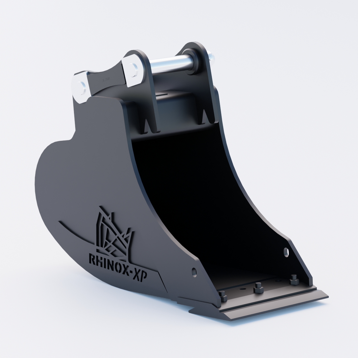 4L Digging Bucket - 12" / 300mm - Bladed Bucket Front