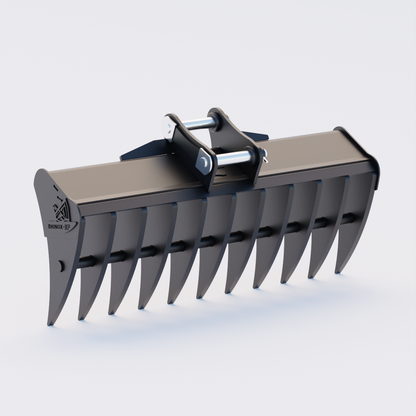 Yanmar B37V Land Rake 48" / 1200mm Back