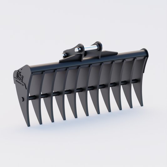 Yanmar B37V Land Rake 48" / 1200mm Front