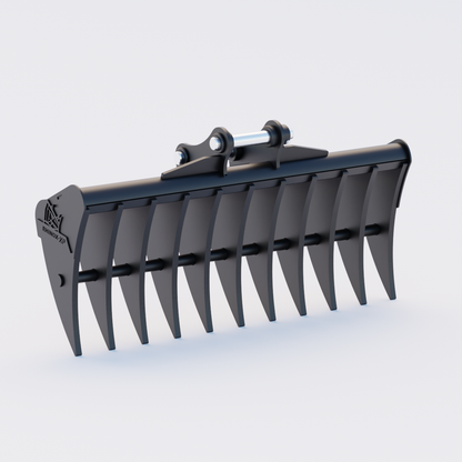 Kobelco SK30 Land Rake 48" / 1200mm Front