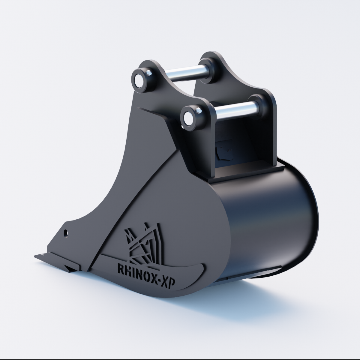 4W Digging Bucket - 12" / 300mm - Bladed Bucket Back