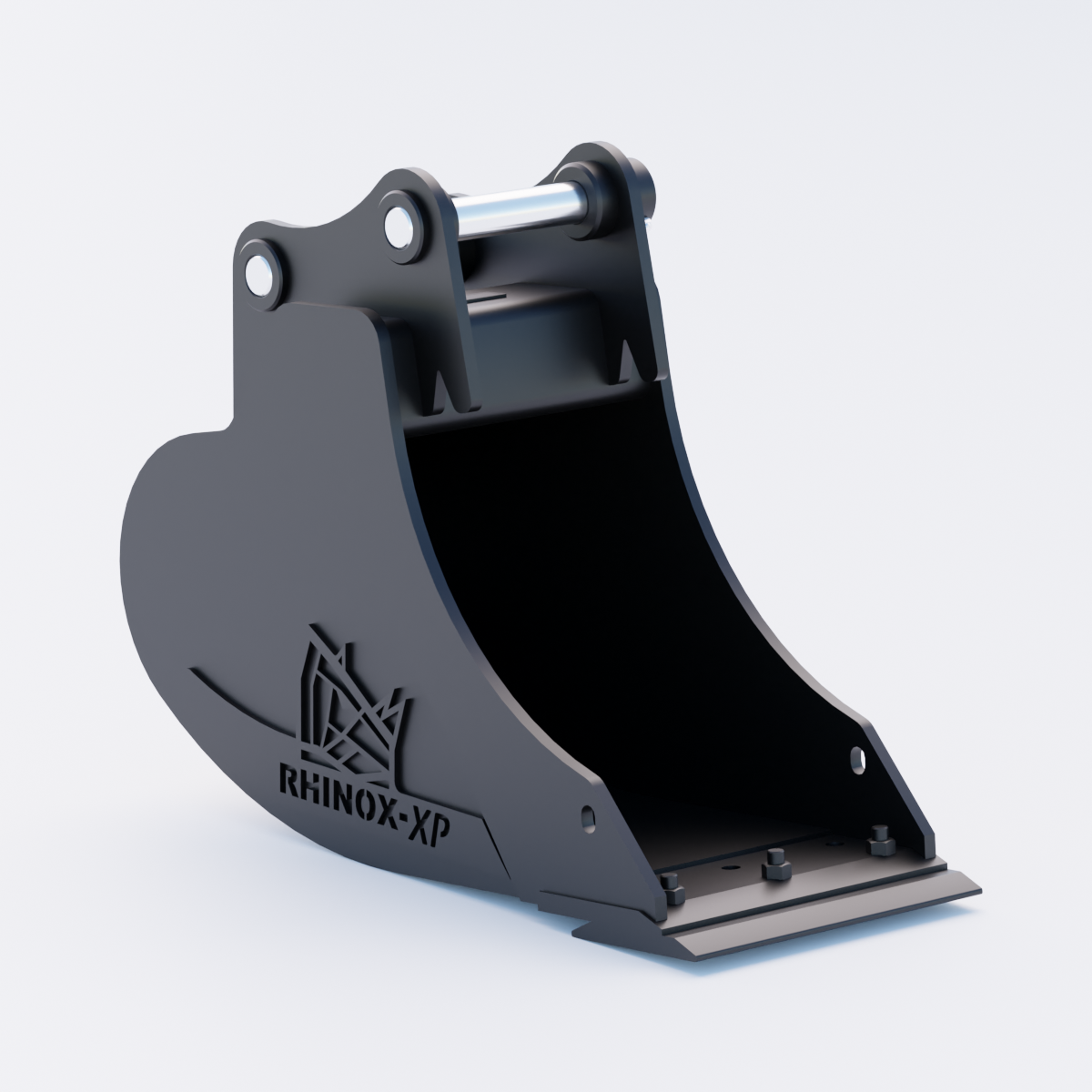 4W Digging Bucket - 12" / 300mm - Bladed Bucket Front