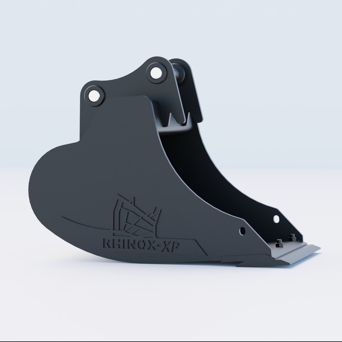 4W Digging Bucket - 18" / 450mm - Bladed Bucket Side