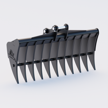 Kubota KX161-3 Land Rake 60" / 1500mm Front