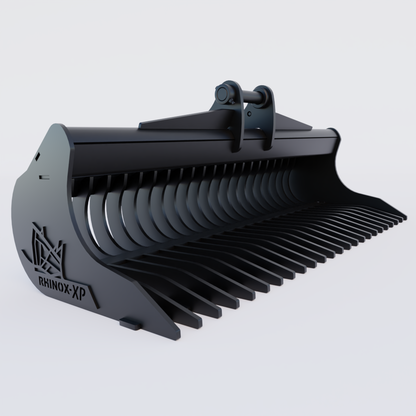 Kubota KX057-4 Rake Riddle Bucket - 60" | Rhinox Group UK