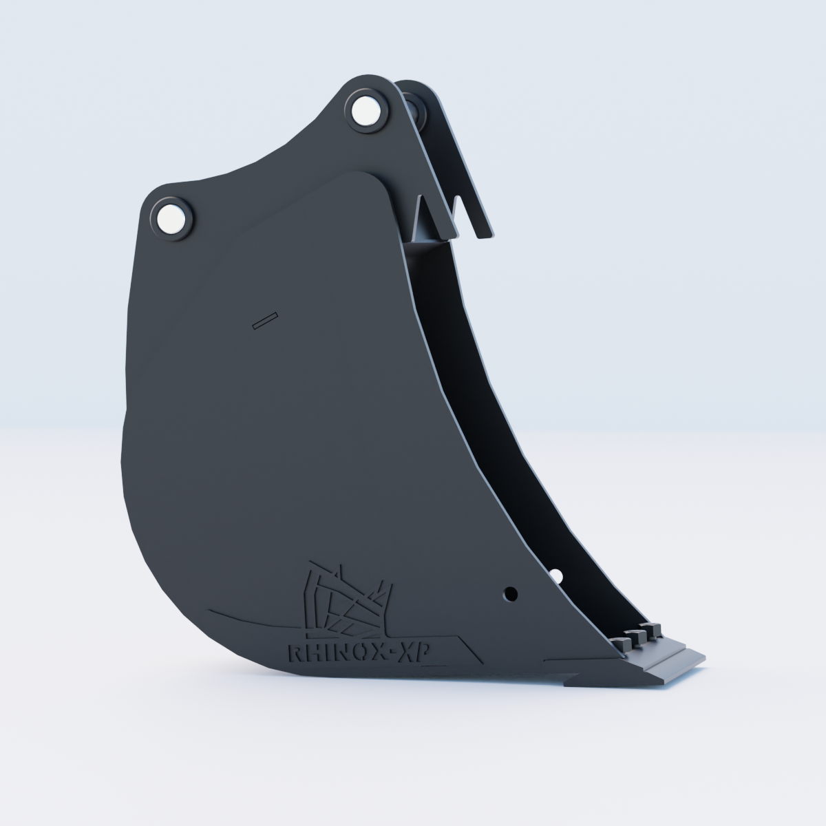 JCB 4CX Digging Bucket - 12" / 300mm - Bladed Bucket Side | Rhinox Group UK