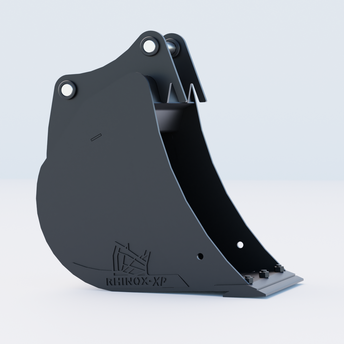 JCB 4CX Digging Bucket - 18" / 450mm - Bladed Bucket Side | Rhinox Group UK