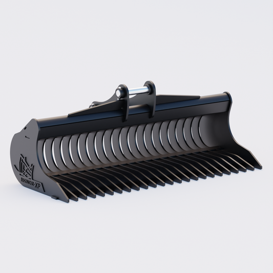 JCB Hydradig 110W Rake Riddle Bucket - 60" / 1500mm Front