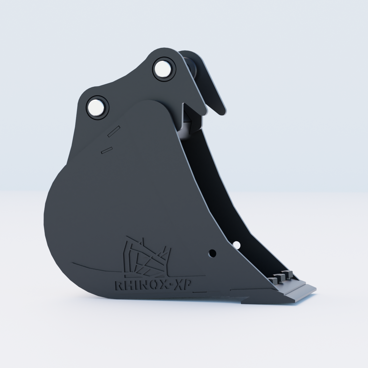Volvo EW60E Digging Bucket - 12" / 300mm - Bladed Bucket Side | Rhinox Group UK