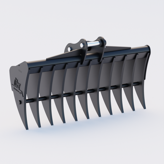 Hitachi EX50U Land Rake 60" / 1500mm Front