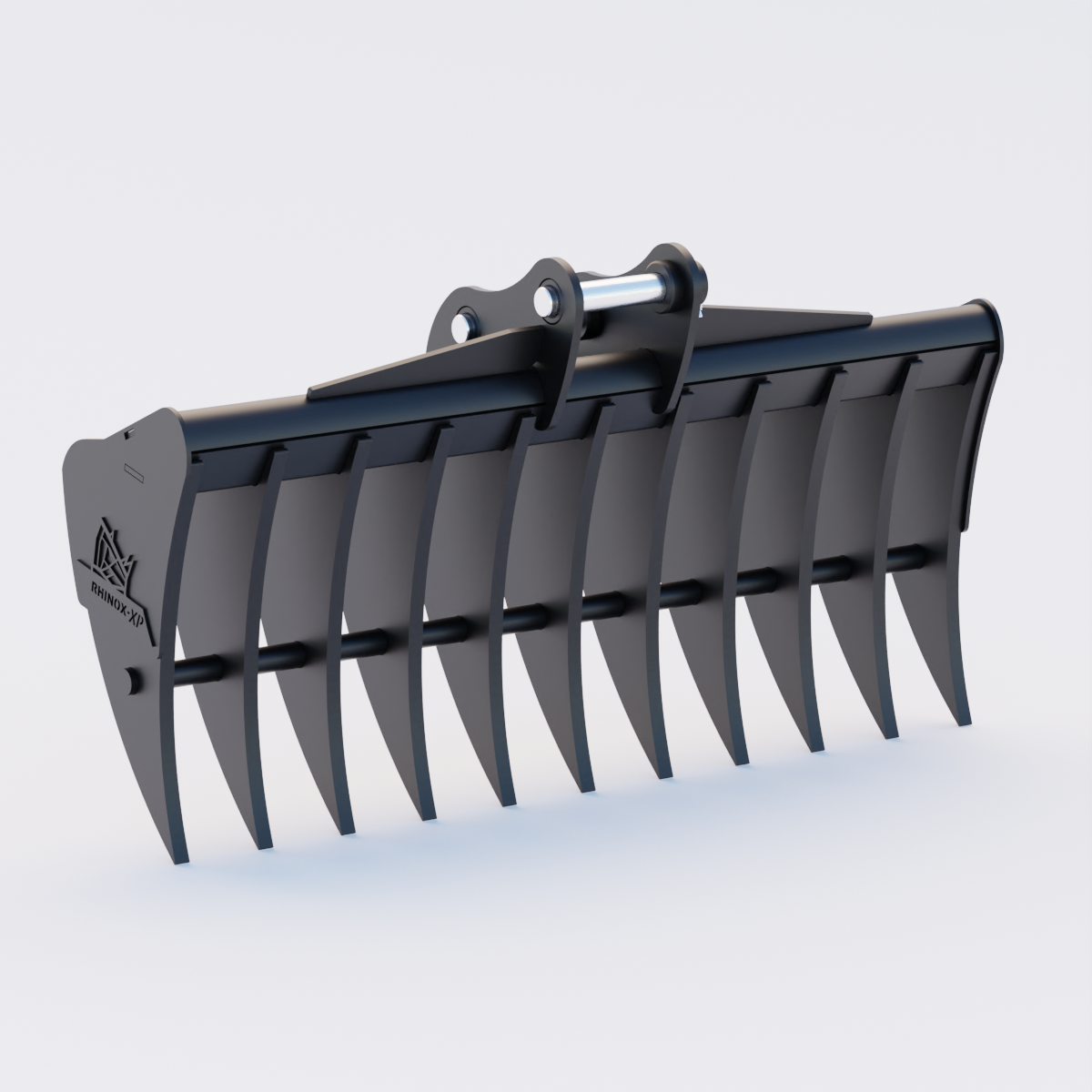 Hitachi ZX52U Land Rake 60" / 1500mm Front