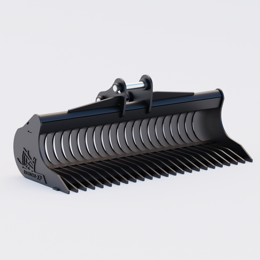 Airman AX40 Rake Riddle Bucket - 60" / 1500mm Front