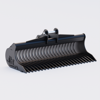 Doosan DX55R Rake Riddle Bucket - 60" / 1500mm Front