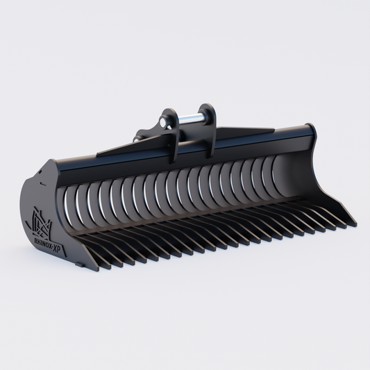 Cat 305E Rake Riddle Bucket - 60" / 1500mm Front