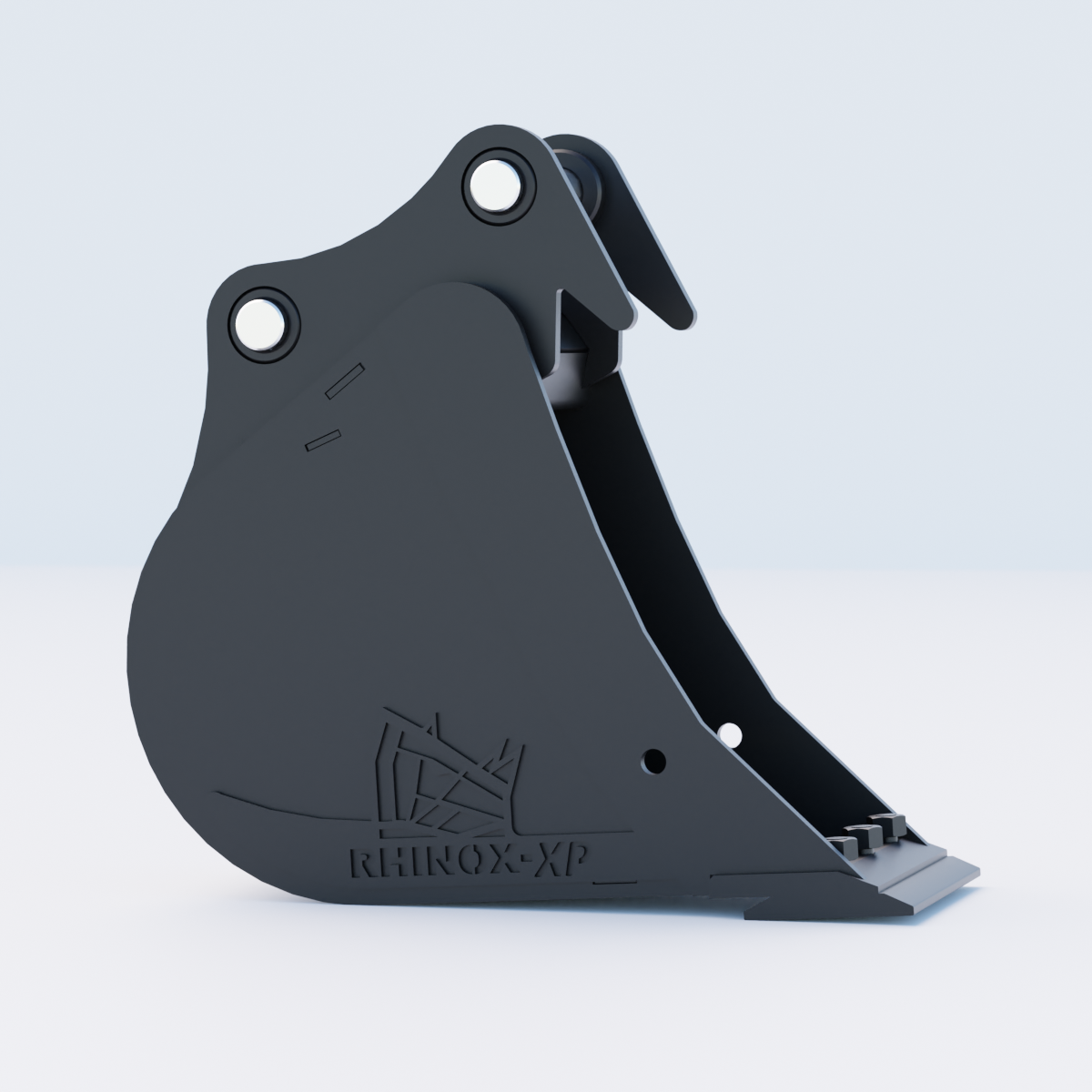 5F Digging Bucket - 12" / 300mm - Bladed Bucket Side | Rhinox Group UK