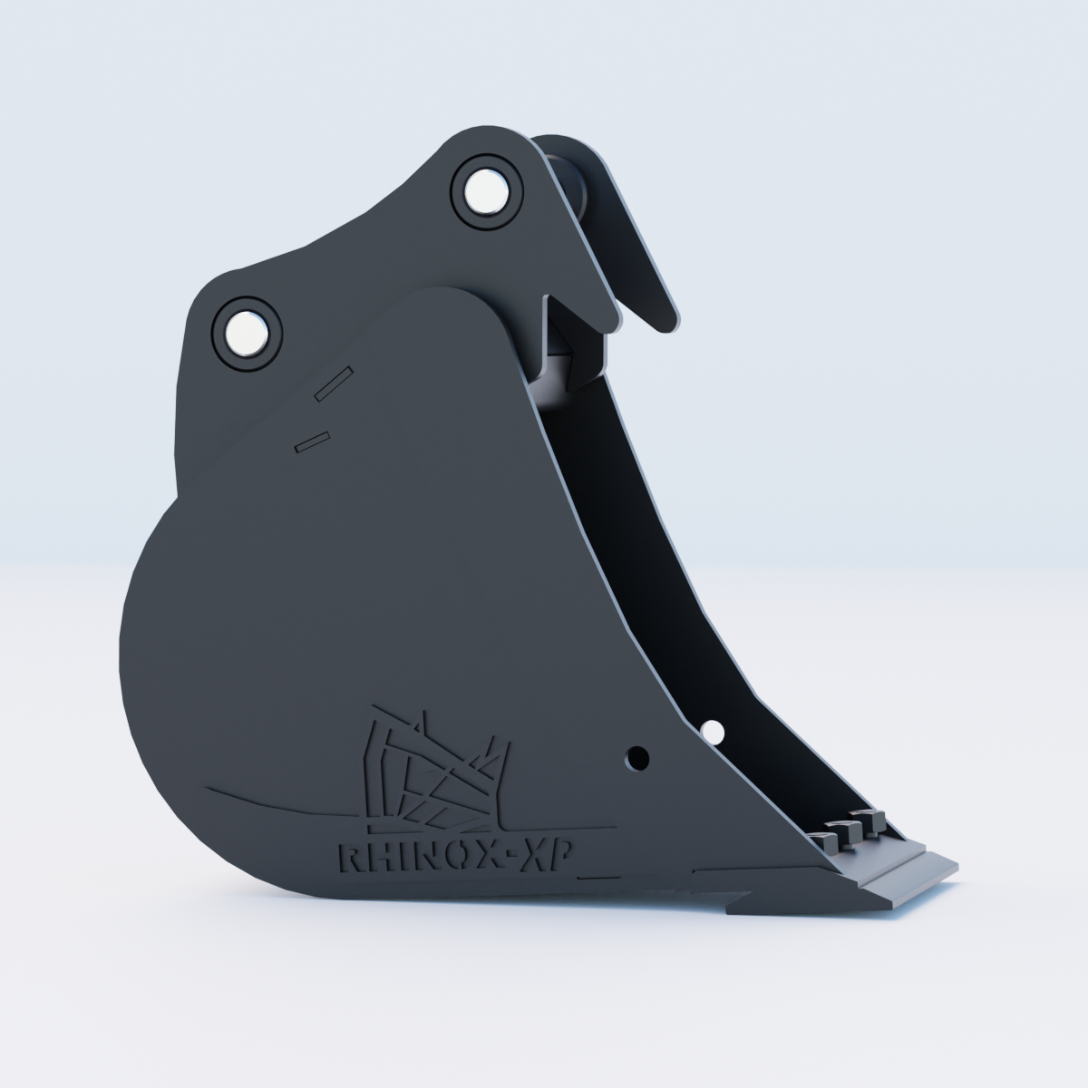CAT 304CR Digging Bucket - 12" / 300mm - Bladed Bucket Side | Rhinox Group UK