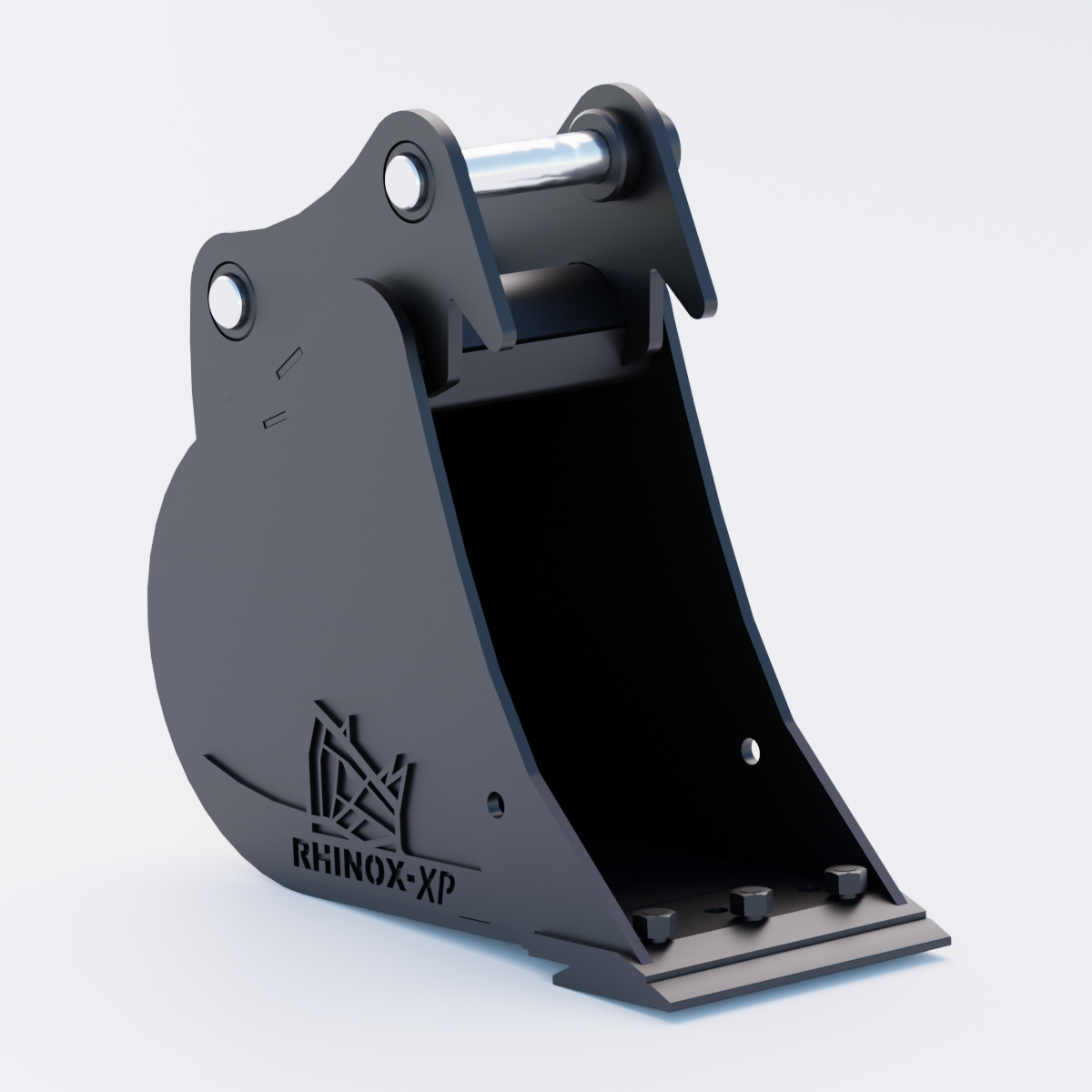 Hyundai HW6 Digging Bucket - 12" / 300mm - Bladed Bucket Front | Rhinox Group UK