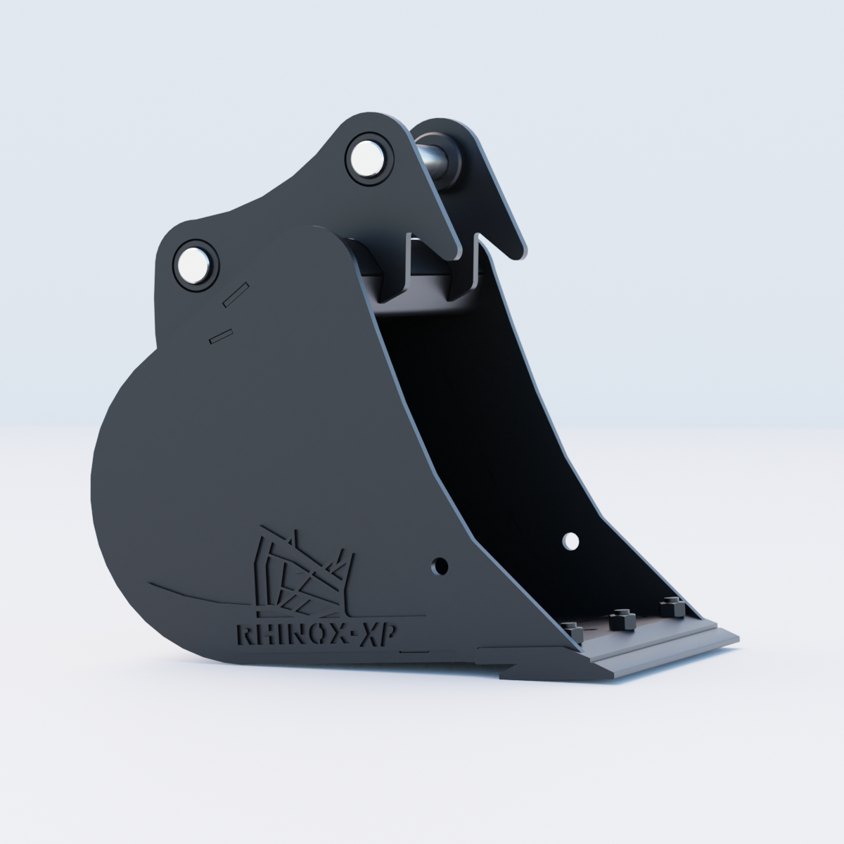 Hyundai HW6 Digging Bucket - 18" / 450mm - Bladed Bucket Side | Rhinox Group UK
