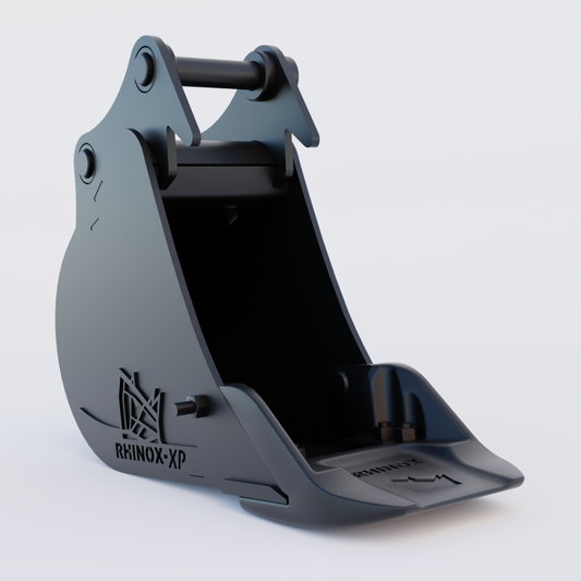 Develon DX55R-7 Utility Bucket with Unitusk Blade - 12" / 300mm | Rhinox Group UK